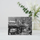 ヴィンテージフランスパリダム大聖堂ブックセラー ポストカード (スタンド正面)