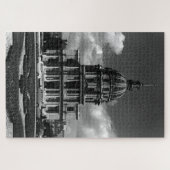 ヴィンテージフランスパリチャーチサンルイインヴァリッド ジグソーパズル (横)