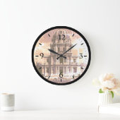 ヴィンテージフランスパリチャーチサンルイインヴァリッド ラージ壁時計 (ホーム)