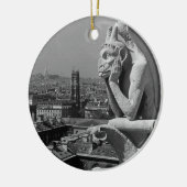 ヴィンテージフランスパリノートルダムカテドラルシンカー セラミックオーナメント (左)