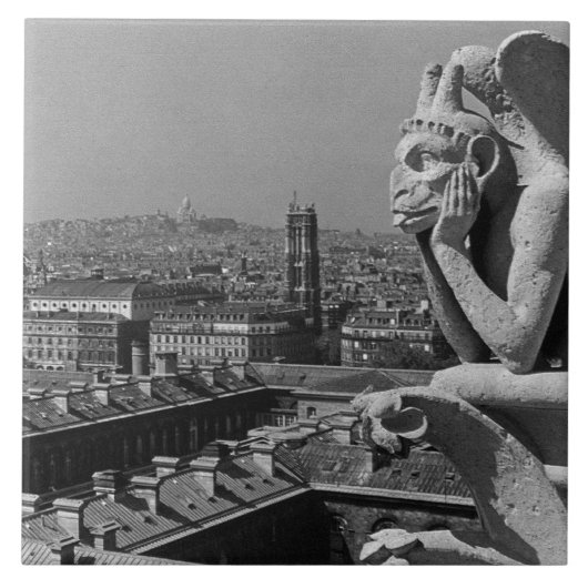 ヴィンテージフランスパリノートルダムカテドラルシンカー タイル (正面)