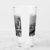 ヴィンテージフランスパリノートルダムカテドラルシンカー タンブラーグラス (左)