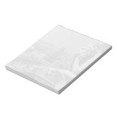 ヴィンテージフランスパリノートルダムカテドラルシンカー ノートパッド (回転)