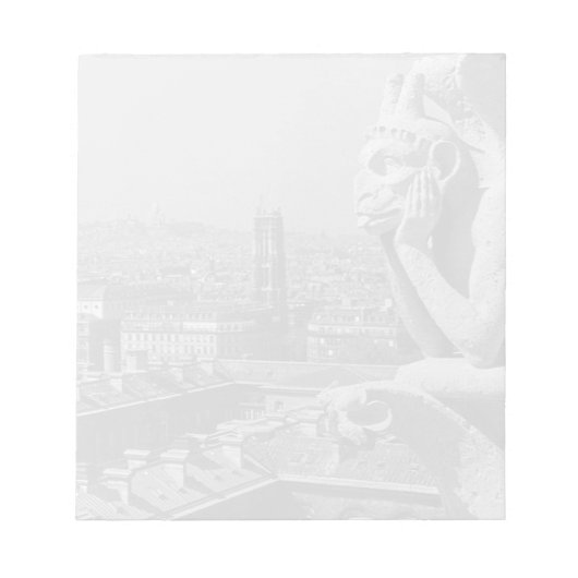 ヴィンテージフランスパリノートルダムカテドラルシンカー ノートパッド (正面)