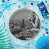 ヴィンテージフランスパリノートルダムカテドラルシンカー ペーパープレート (パーティー)