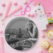 ヴィンテージフランスパリノートルダムカテドラルシンカー ペーパープレート (パーティー)