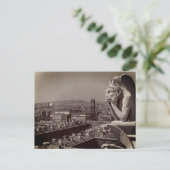 ヴィンテージフランスパリノートルダムカテドラルシンカー ポストカード (スタンド正面)