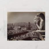 ヴィンテージフランスパリノートルダムカテドラルシンカー ポストカード (正面/裏面)