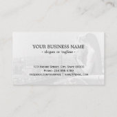 ヴィンテージフランスパリノートルダムカテドラルシンカー 名刺 (裏面)