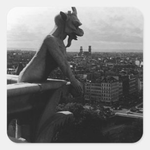ヴィンテージフランスパリノートルダムカテドラルデビル スクエアシール