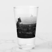 ヴィンテージフランスパリノートルダムカテドラルデビル タンブラーグラス (裏面)