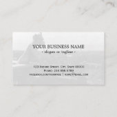 ヴィンテージフランスパリノートルダムカテドラルデビル 名刺 (裏面)