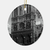 ヴィンテージフランスパリノートルダムカテドラル セラミックオーナメント (左)