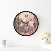 ヴィンテージフランスパリノートルダムサンルイ島 ラージ壁時計 (ホーム)