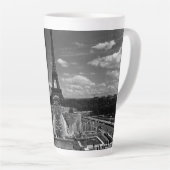 ヴィンテージフランスパリフォンテンズタワーエッフェル カフェラテマグ (右アングル)