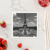 ヴィンテージフランスパリフォンテンズタワーエッフェル スタンダードカクテルナプキン (インサイチュ)