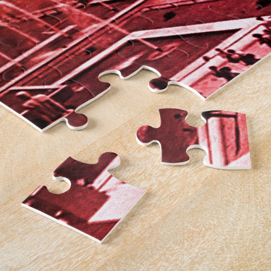 ヴィンテージフランスパリフォンテンチャイロタワーエッフェル ジグソーパズル (側面)