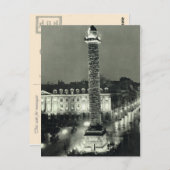 ヴィンテージフランスパリプレイスヴェンドーム ポストカード (正面/裏面)