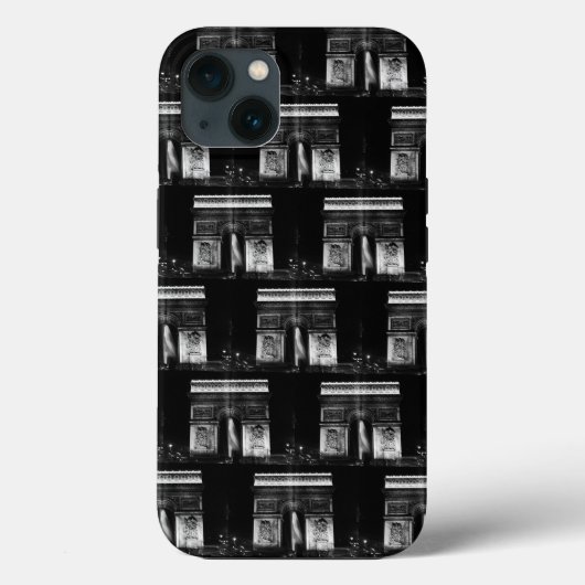 ヴィンテージフランスパリ凱旋門ケースメイトiPho Case-Mate iPhoneケース (裏面)