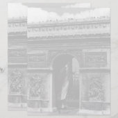 ヴィンテージフランスパリ凱旋門プレイスエトワール (正面/裏面)