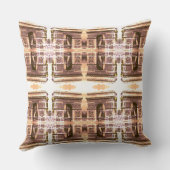 ヴィンテージフランスパリ凱旋門プレイスエトワールT クッション (裏面)