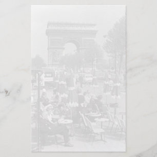 ヴィンテージフランスパリ凱旋門 便箋