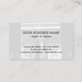 ヴィンテージフランスパリ凱旋門 名刺 (裏面)