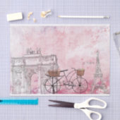 ヴィンテージフランスパリ 薄葉紙 (クラフト)