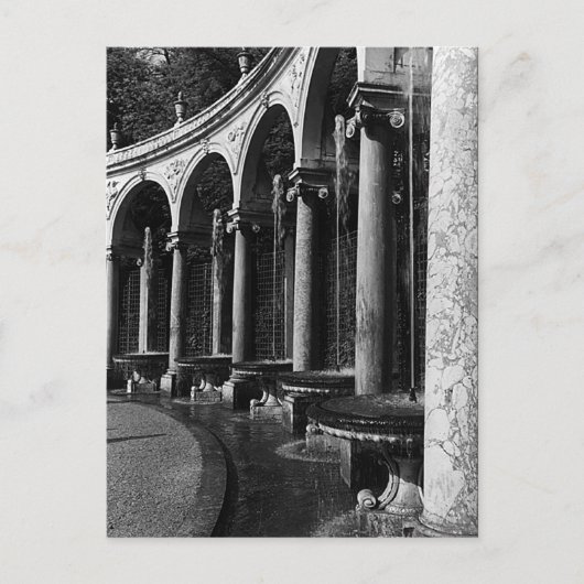 ヴィンテージフランスベルサイユパレスコロンナードグローブ ポストカード (正面)