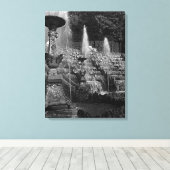 ヴィンテージフランスベルサイユパレスサールデバル キャンバスプリント (インサイチュ (ウッドフロア))