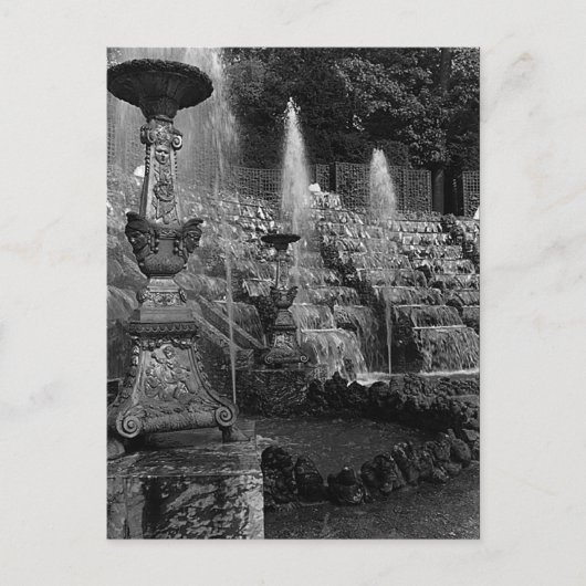 ヴィンテージフランスベルサイユパレスサールデバル ポストカード (正面)