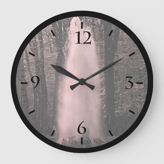 ヴィンテージフランスベルサイユパレスセレスファウンテンラ ラージ壁時計 (正面)