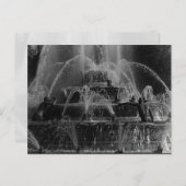 ヴィンテージフランスベルサイユパレスラトナファウンテン ポストカード (正面/裏面)