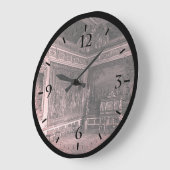 ヴィンテージフランスベルサイユ宮殿のスタードダイニングルーム ラージ壁時計 (傾斜)