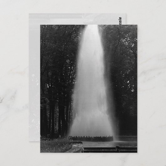 ヴィンテージフランスベルサイユ宮殿オベリスク ポストカード (正面/裏面)