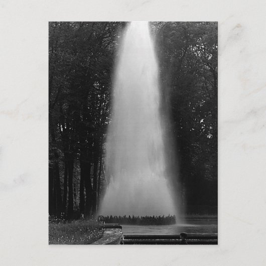 ヴィンテージフランスベルサイユ宮殿オベリスク ポストカード (正面)