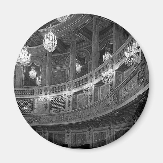 ヴィンテージフランスベルサイユ宮殿オペラハウスマウス マグネット (正面)