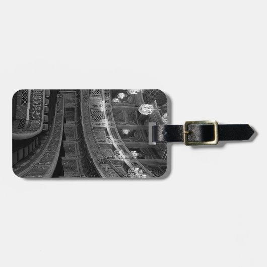 ヴィンテージフランスベルサイユ宮殿オペラハウスマウス ラゲッジタグ (正面横)