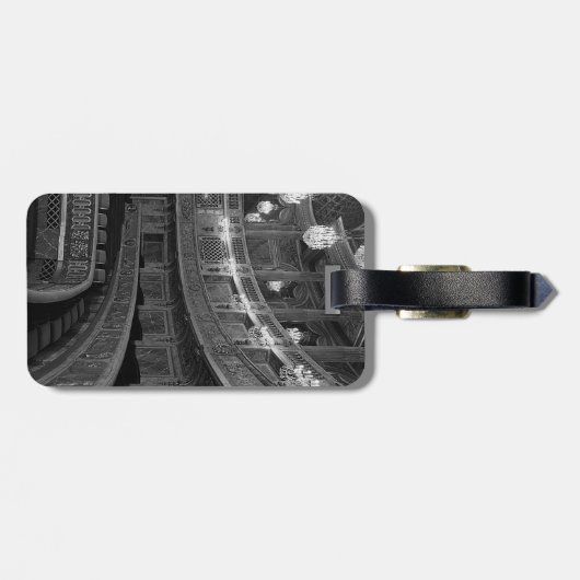 ヴィンテージフランスベルサイユ宮殿オペラハウスマウス ラゲッジタグ (裏面横)