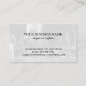 ヴィンテージフランスベルサイユ宮殿ネプチューン噴水 名刺 (裏面)