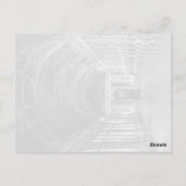 ヴィンテージフランスベルサイユ宮殿鏡ギャラリー ポストカード (裏面)