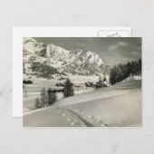 ヴィンテージフランスマウンテンシーン ポストカード (正面/裏面)