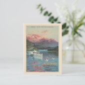 ヴィンテージフランスレイクアネシーフランスのトラベル ポストカード (スタンド正面)