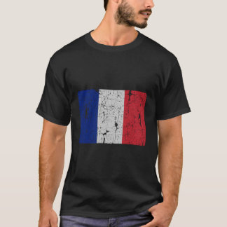 ヴィンテージフランス国旗レトロフランスのメンズ女性土産 Tシャツ