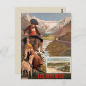 ヴィンテージフランス旅行 ポストカード (正面/裏面)