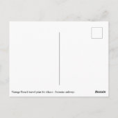 ヴィンテージフランス鉄道旅行アルザス・ロレーヌ ポストカード (裏面)