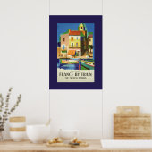 ヴィンテージフランス電車旅行ポスター ポスター (キッチン)