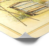 ヴィンテージフランス養蜂養蜂ヤード ポスター (角)