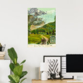 ヴィンテージフランス、シャモニー1907 ポスター (ホームオフィス)