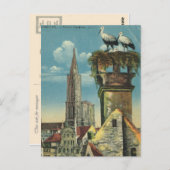 ヴィンテージフランス、ストラスブール、ストーク1930年 ポストカード (正面/裏面)